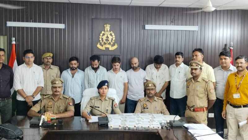 अंतरराज्यीय साइबर गैंग का भंडाफोड़, पांच शातिर गिरफ्तार