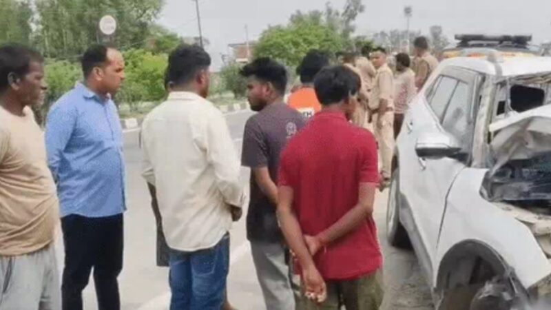 रायबरेली में हाईवे पर भीषण हादसा, सिपाही समेत तीन की मौत