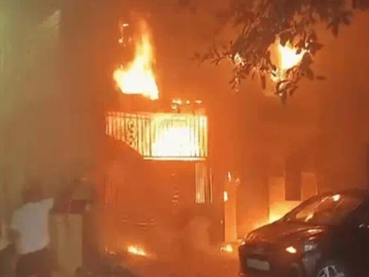 चार्जिंग के दौरान ई-स्कूटी फटी, वकील के मकान में भीषण आग