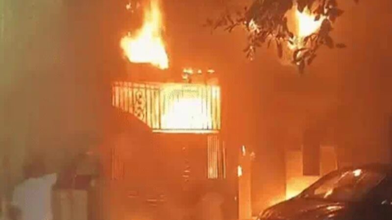 चार्जिंग के दौरान ई-स्कूटी फटी, वकील के मकान में भीषण आग