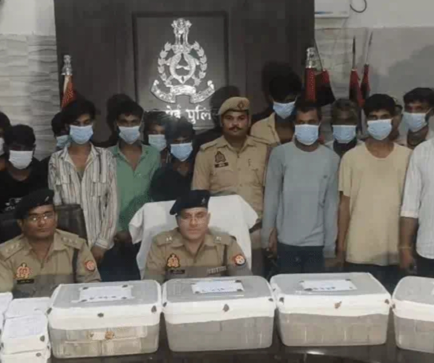 हरदोई में करोड़ों की चोरी का खुलासा, तीन नौकर समेत 16 गिरफ्तार