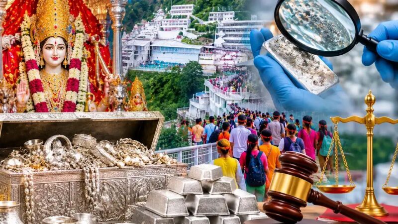 वैष्णो देवी में चढ़ाई गई चांदी की शुद्धता पर सवाल, अदालत ने जांच अधिकारी को किया तलब