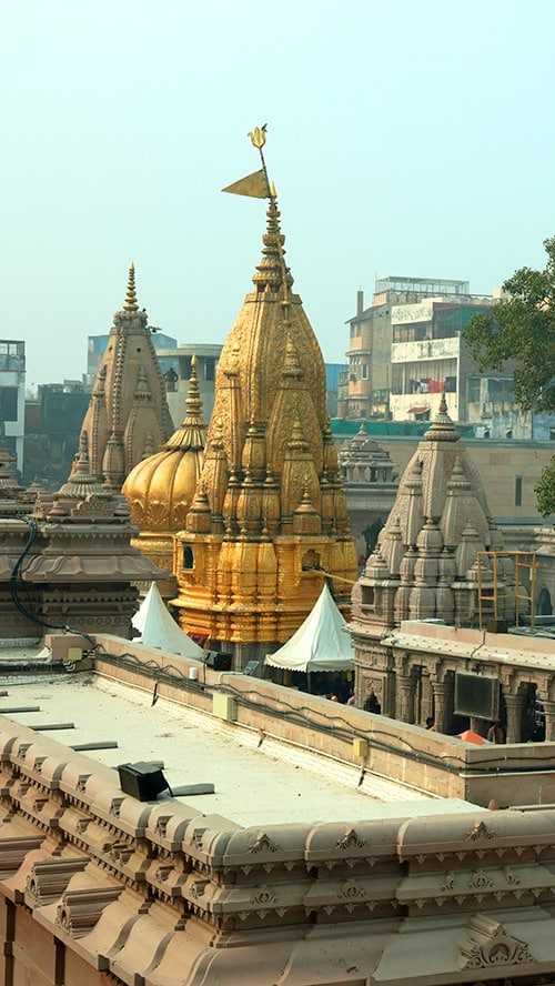 काशी विश्वनाथ मंदिर में पारदर्शिता की मांग को लेकर वकीलों का प्रदर्शन