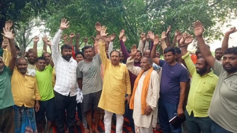 मोहनसराय योजना पर किसानों ने पारित किया प्रस्ताव
