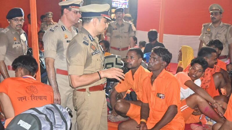 पुलिस आयुक्त ने शहरी कांवड़ मार्ग का किया निरीक्षण