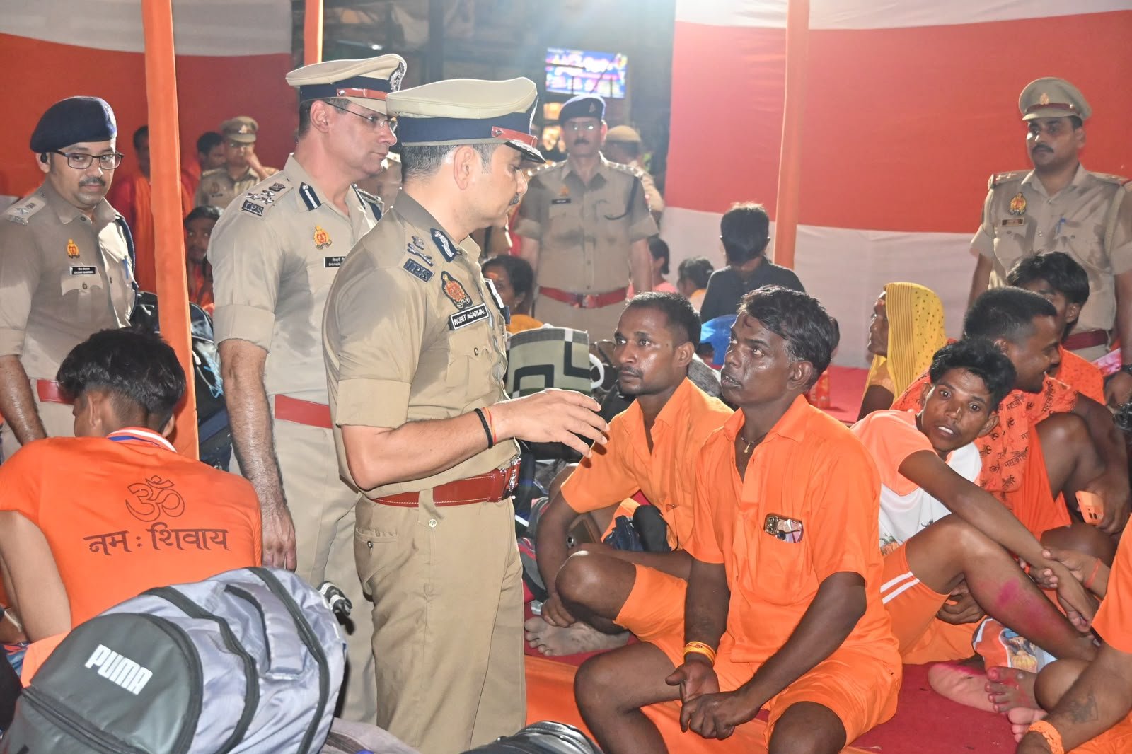 पुलिस आयुक्त ने शहरी कांवड़ मार्ग का किया निरीक्षण