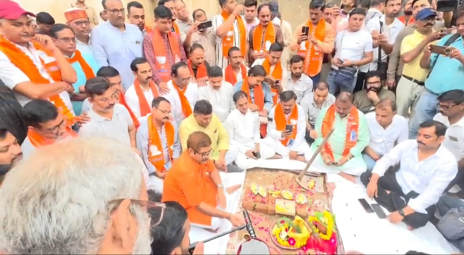 दालमंडी मार्ग चौड़ीकरण परियोजना का भूमिपूजन, निर्माण कार्य का शुभारंभ