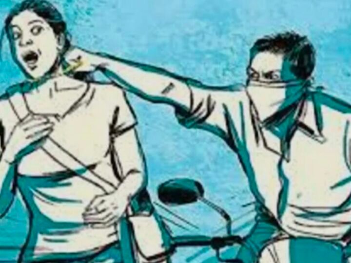 मॉर्निंग वॉक पर निकली महिला से चेन स्नेचिंग