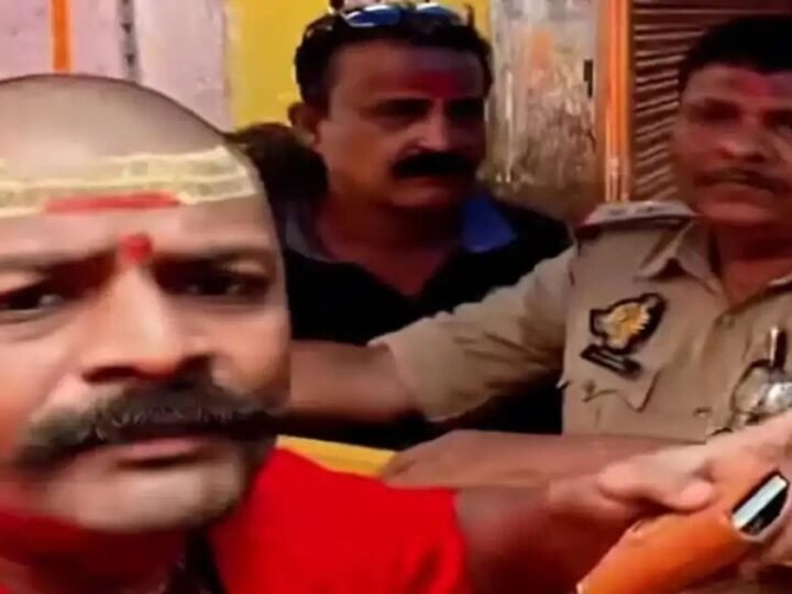काल भैरव मंदिर में पुजारी संग पुलिस के व्यवहार पर उठे सवाल
