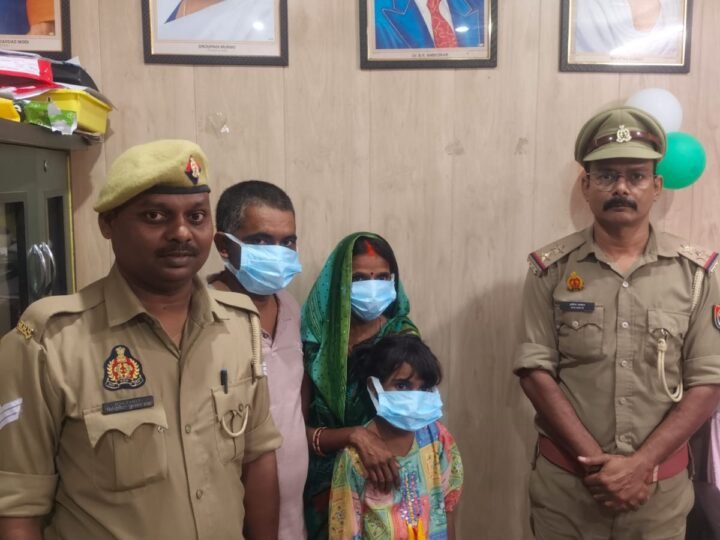 मंडुआडीह : भटकी बालिका को पुलिस ने एक घंटे में किया सकुशल बरामद