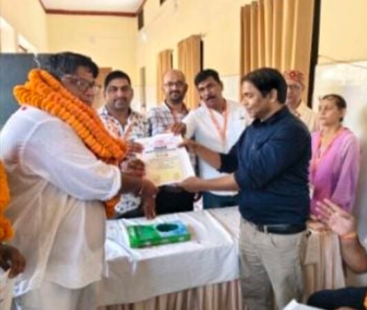 एनएचएम संविदा कर्मचारी संघ के जिलाध्यक्ष बने संदीप कुमार सिंह