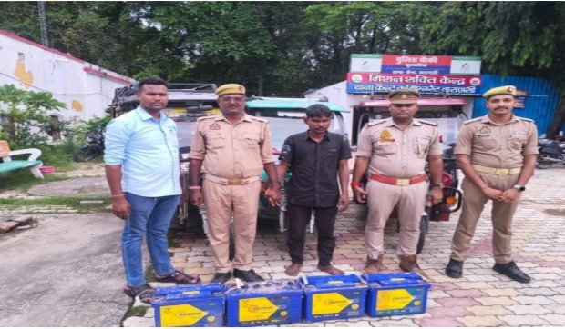 ई-रिक्शा चोरी के आरोपी को कैंट पुलिस ने दबोचा