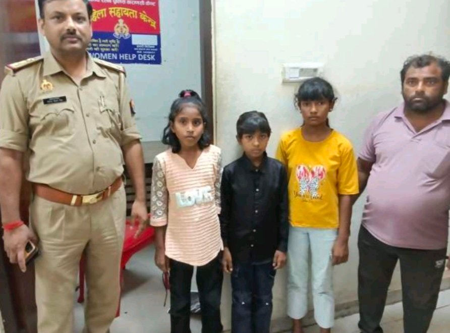 जीआरपी ने तीन गुमशुदा नाबालिग बालिकाओं को किया बरामद