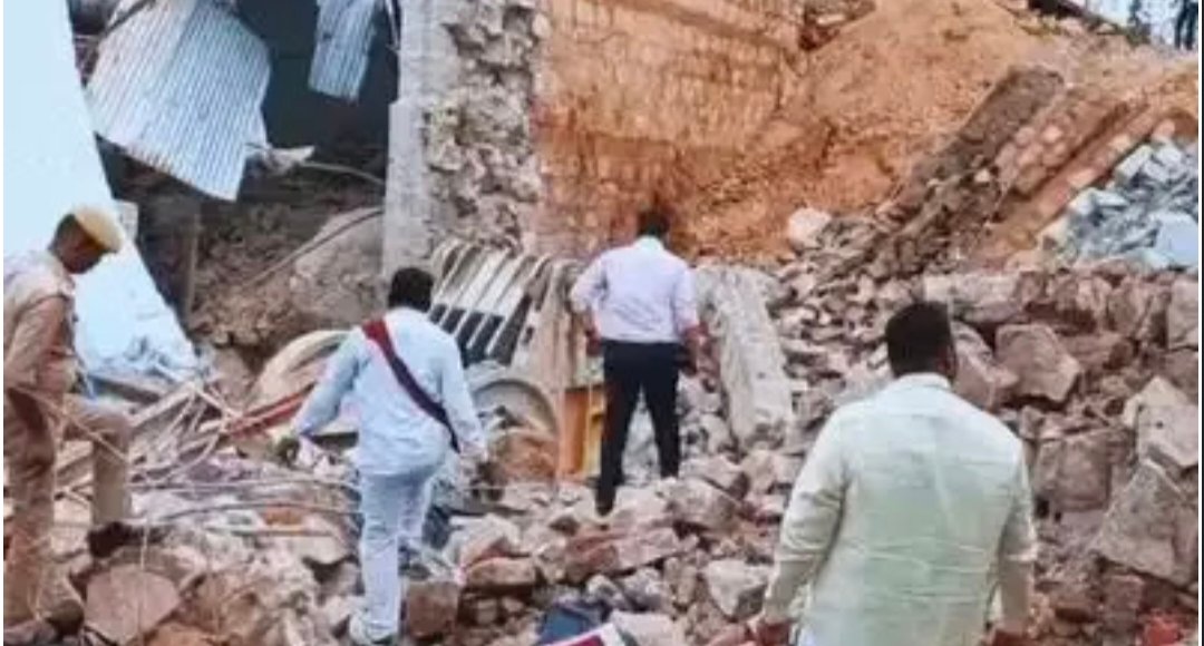 क्रशर प्लांट का हिस्सा ढहने से चार श्रमिकों की मौत, अहरौरा में हादसे से मचा हड़कंप