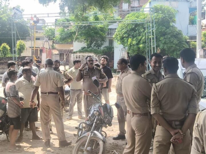 गणेश पूजा पंडाल लगाने को लेकर समिति अध्यक्ष से मारपीट का आरोप
