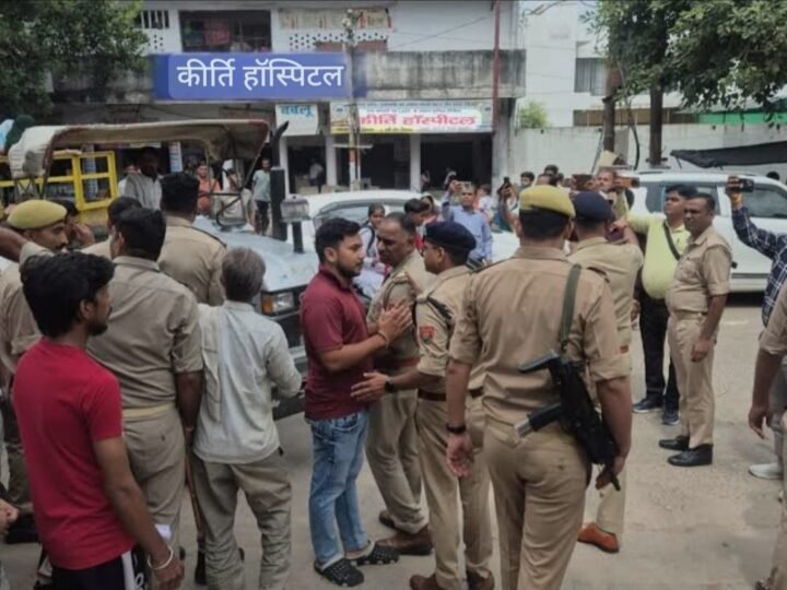 गर्भवती महिला की मौत के मामले में दो दरोगा समेत छह पुलिसकर्मी निलंबित