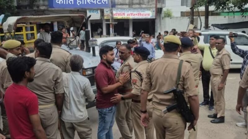 गर्भवती महिला की मौत के मामले में दो दरोगा समेत छह पुलिसकर्मी निलंबित