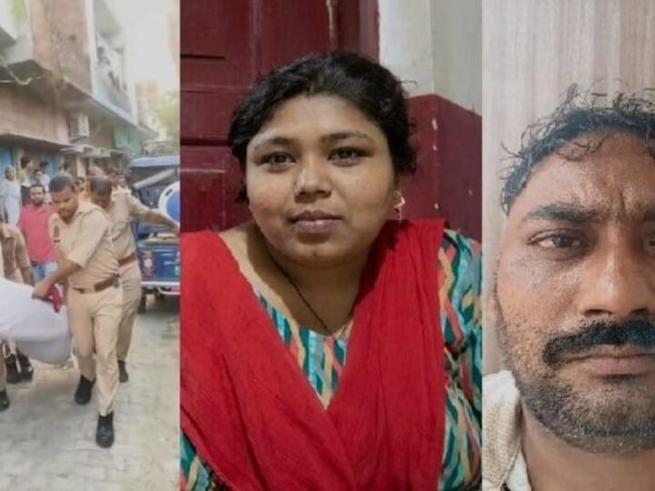 शक में पति ने पत्नी का गला रेता, मौके पर मौत