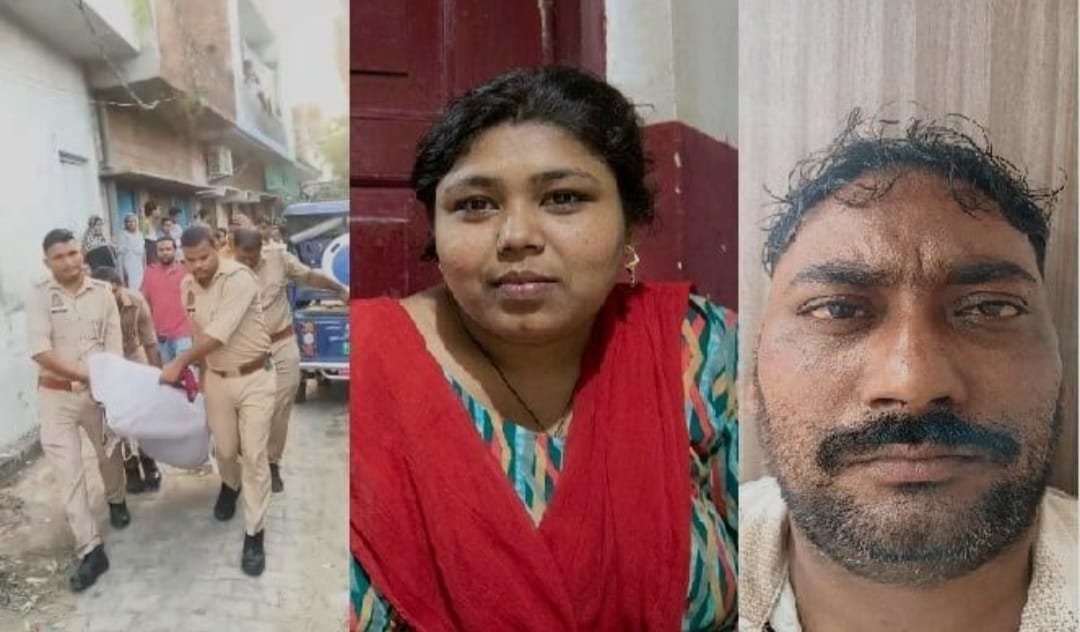 शक में पति ने पत्नी का गला रेता, मौके पर मौत