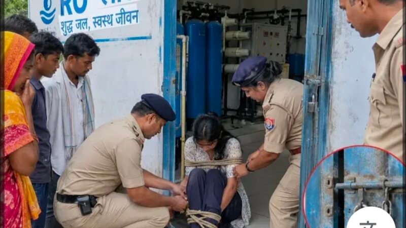 आरओ प्लांट के अंदर बंधक मिली नाबालिग छात्रा, पुलिस ने ताला तोड़कर कराया मुक्त