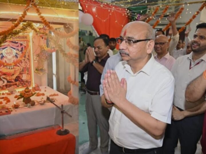 बरेका में श्रद्धा और उल्लास के साथ हुआ भगवान विश्वकर्मा का पूजन