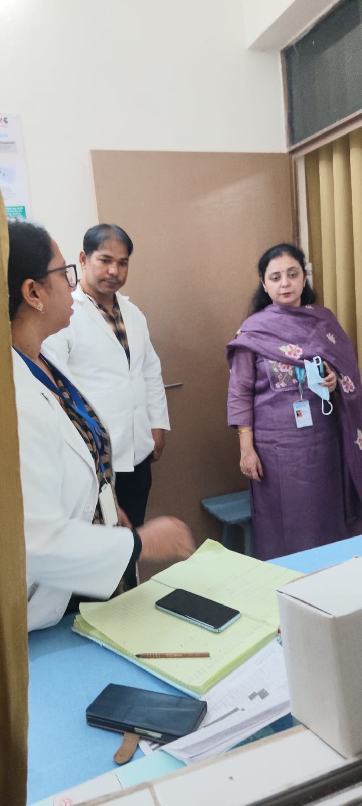 एनएबीएच व क्यूसीआई टीम ने सीएचसी शिवपुर का किया निरीक्षण