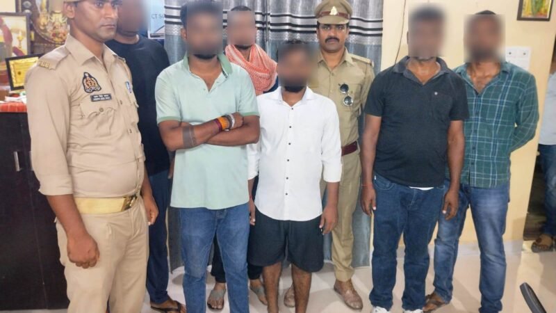 चितईपुर में जुआ खेलते छह गिरफ्तार, 21,600 रुपये बरामद