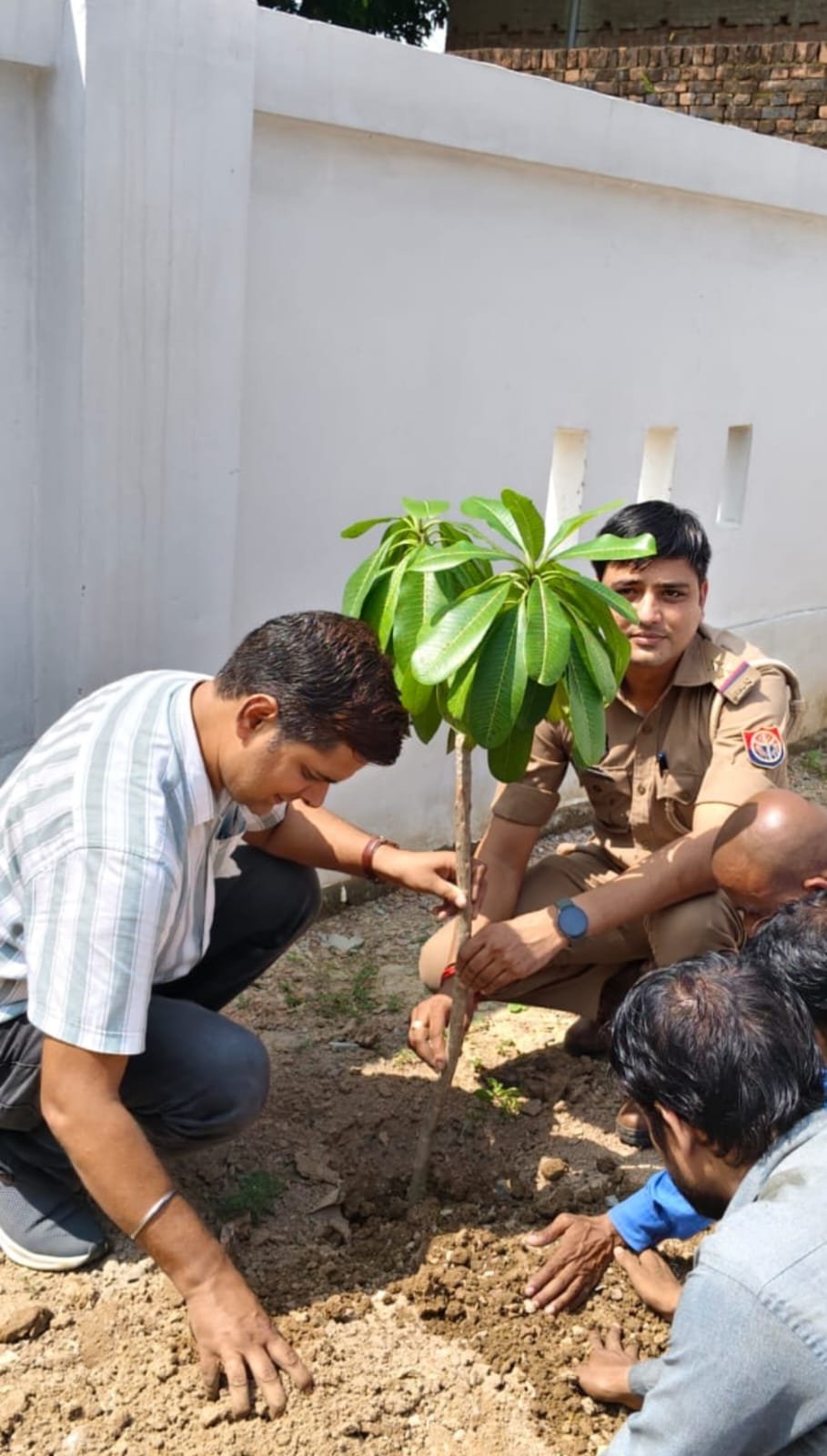 कोटवां होम्योपैथिक चिकित्सालय परिसर में पौधरोपण, पर्यावरण संरक्षण का लिया संकल्प