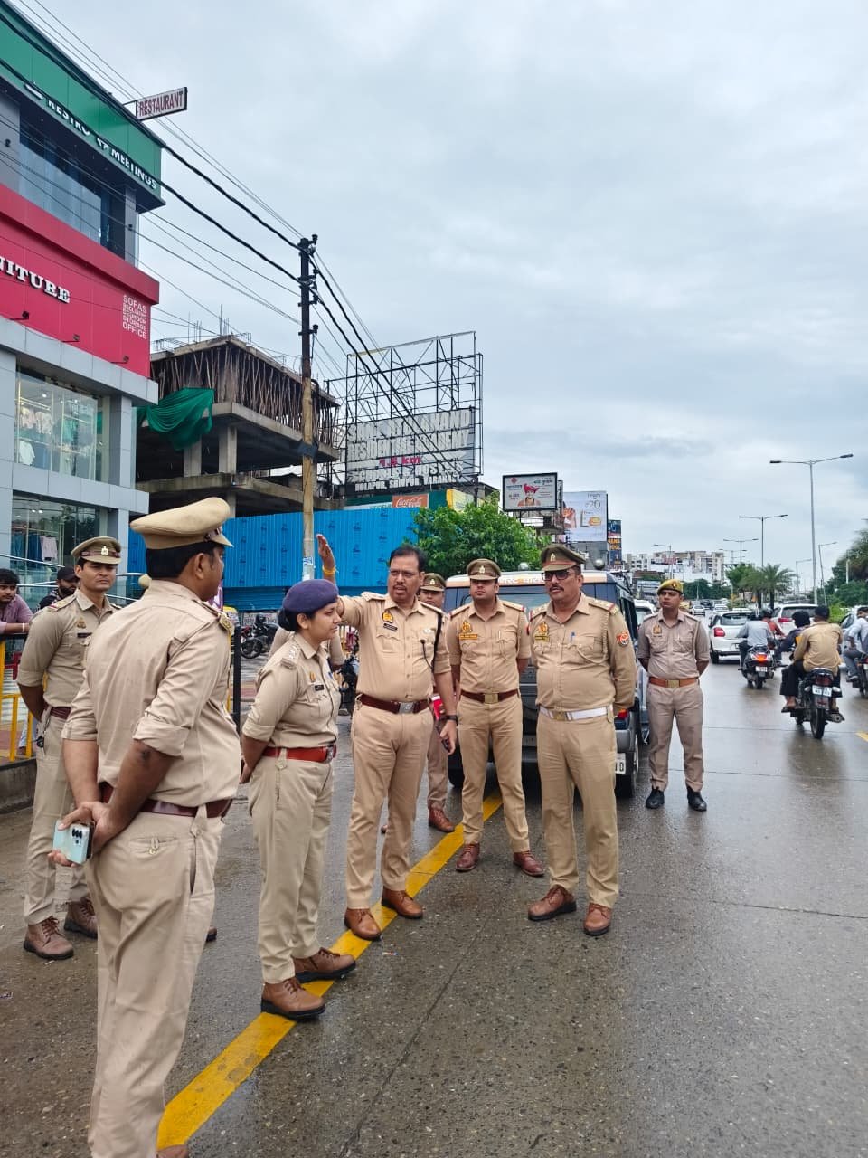 तरना-गिलट बाजार मार्ग पर सड़क सुरक्षा के लिए रंबल लगेंगी स्ट्रिप्स