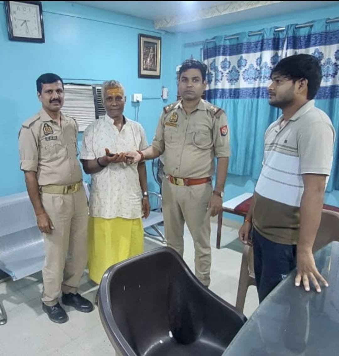 गणेश मंदिर से चोरी मोबाइल डेढ़ घंटे में बरामद