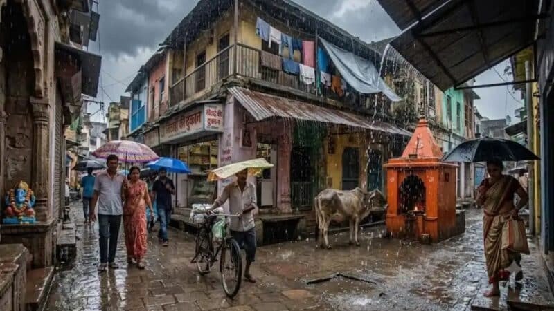 काशी में भादों में सावन जैसी झड़ी, छह दिन से लगातार बारिश