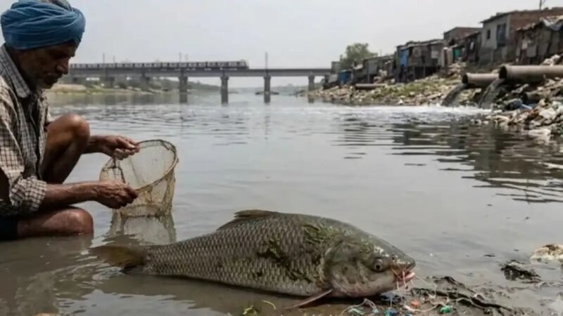 वाराणसी में रासायनिक कचरे से मछलियों के डीएनए और लिवर पर खतरा