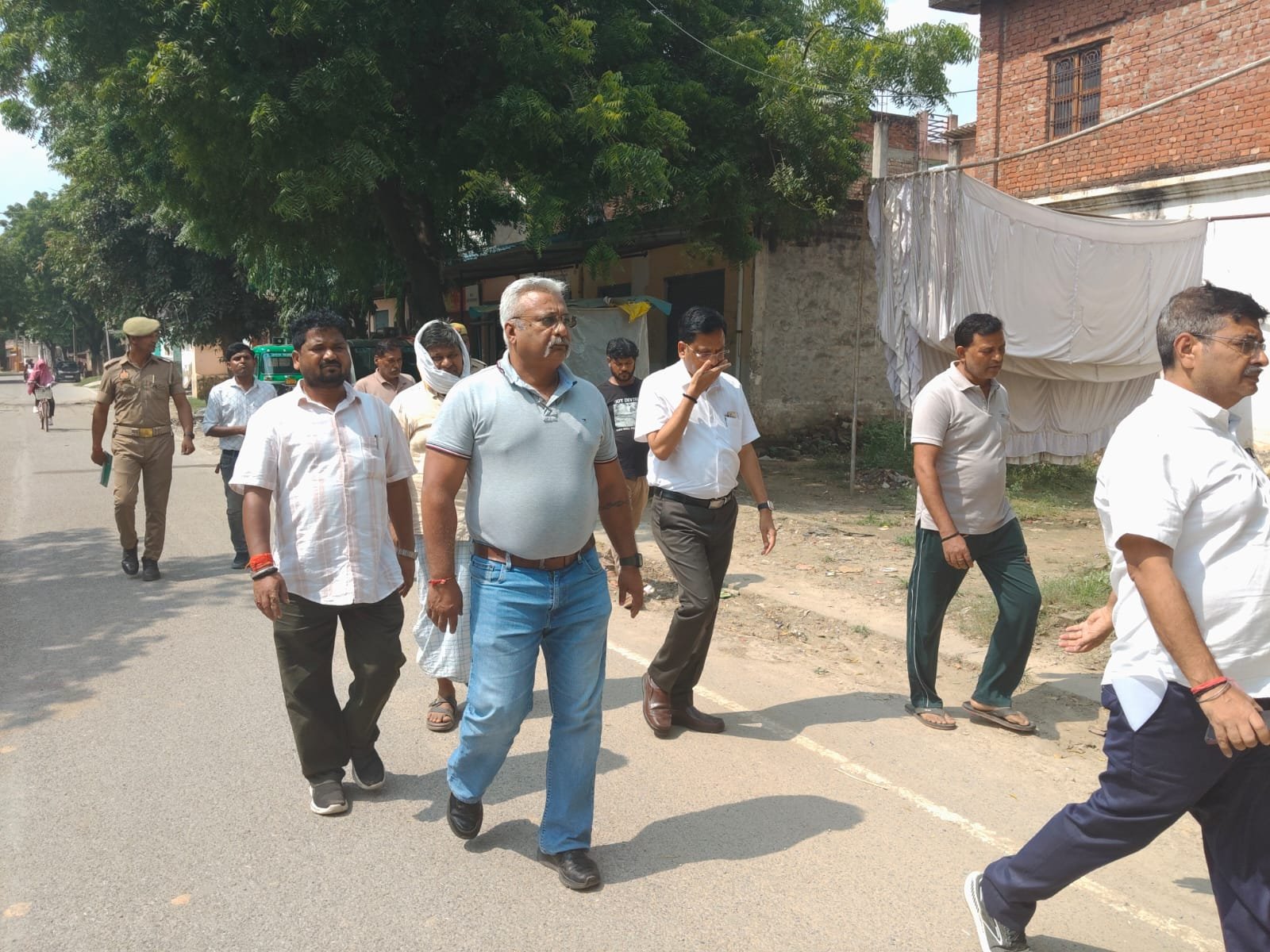 जल जमाव पर डीपीआरओ का बड़ा एक्शन, देईपुर पहुंचकर जताई कड़ी नाराजगी