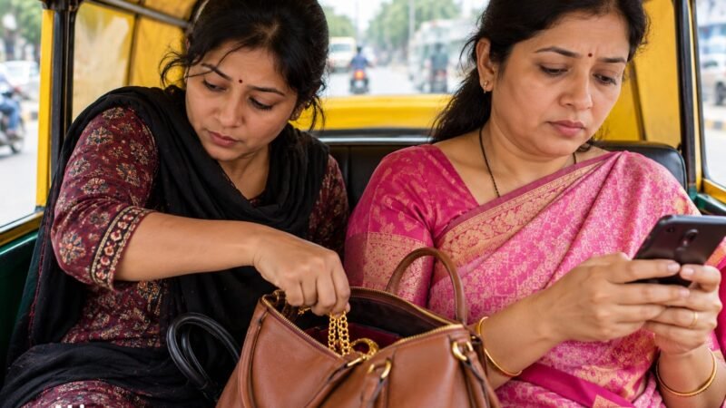 ई-रिक्शा में महिला के पर्स से लाखों के जेवर चोरी, सीसीटीवी से जांच की मांग