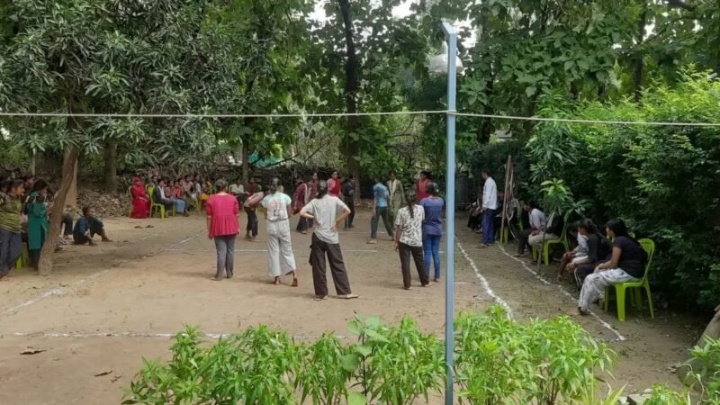 बालिका कबड्डी में आठ टीमों के बीच हुआ रोमांचक मुकाबला