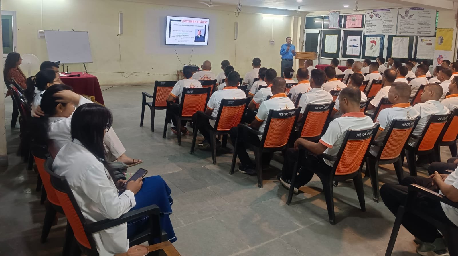 विश्व मानसिक स्वास्थ्य दिवस पर एनडीआरएफ में कार्यशाला संपन्न