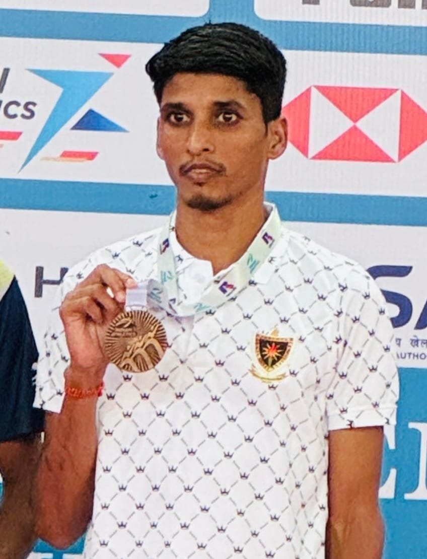 बरेका कर्मी अजय कुमार बिंद ने राष्ट्रीय एथलेटिक्स चैंपियनशिप में जीता कांस्य पदक