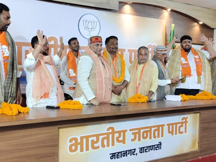 भाजपा किसान मोर्चा के नवनियुक्त महानगर अध्यक्ष का भव्य स्वागत
