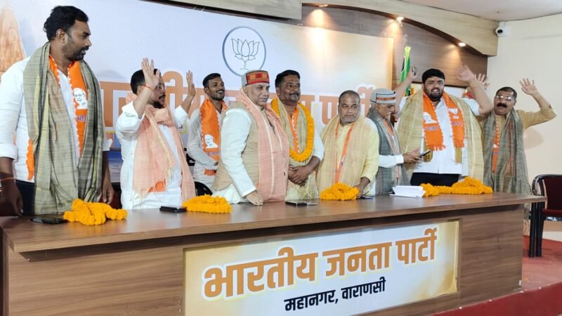 भाजपा किसान मोर्चा के नवनियुक्त महानगर अध्यक्ष का भव्य स्वागत