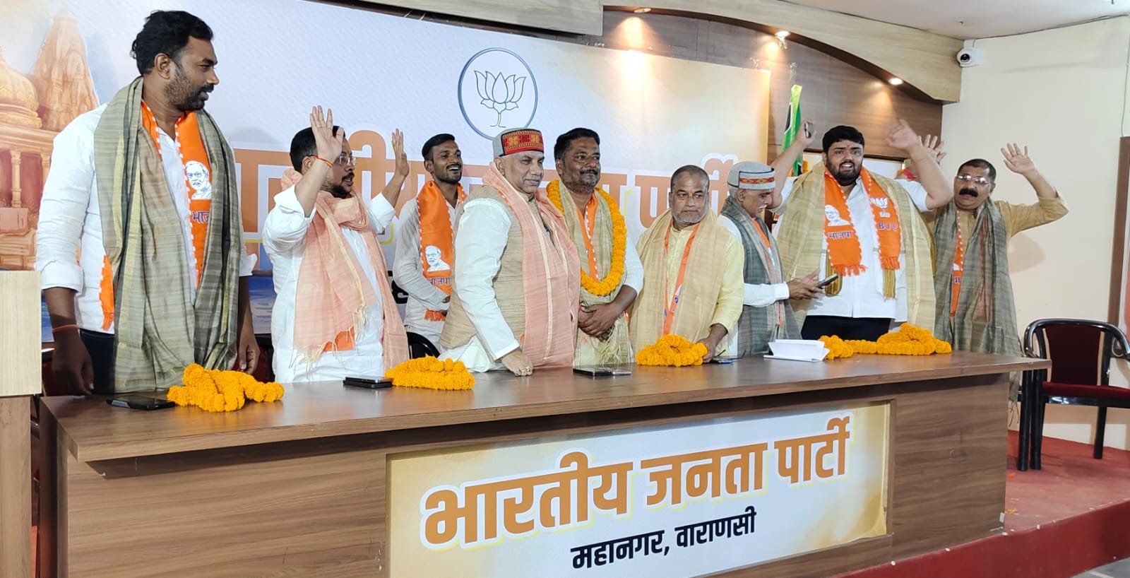 भाजपा किसान मोर्चा के नवनियुक्त महानगर अध्यक्ष का भव्य स्वागत
