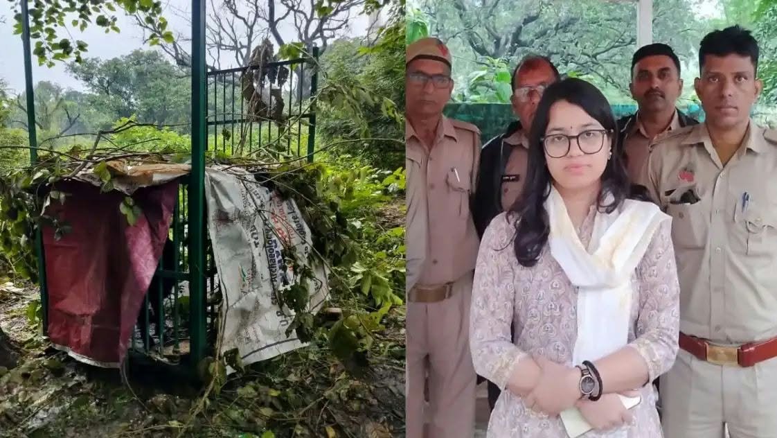 तेंदुआ पकड़ने को दो स्थानों पर लगाए गए पिंजरे