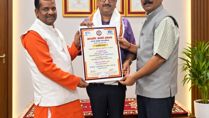 आब्जर्वर बेस्ट जर्नलिस्ट अवॉर्ड से सम्मानित हुए जनवार्ता के समूह संपादक डॉ. राजकुमार सिंह
