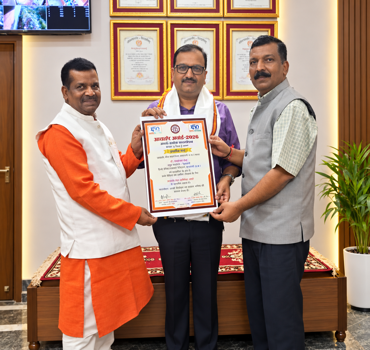 आब्जर्वर बेस्ट जर्नलिस्ट अवॉर्ड से सम्मानित हुए जनवार्ता के समूह संपादक डॉ. राजकुमार सिंह