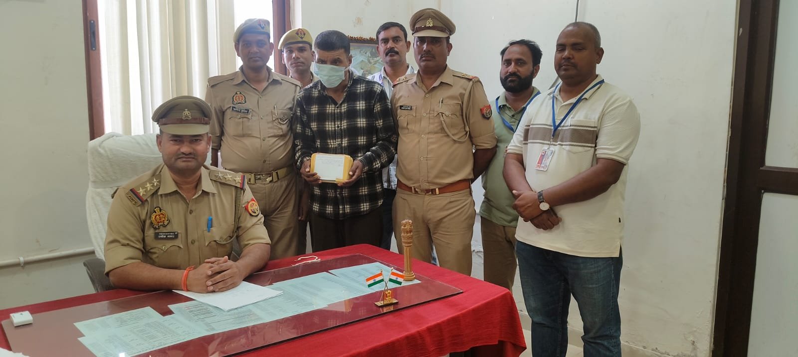चोरी के मोबाइल के साथ हरियाणा का चोर गिरफ्तार
