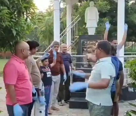 काशी प्रांत में स्वयंसेवकों ने चलाया स्वच्छता अभियान