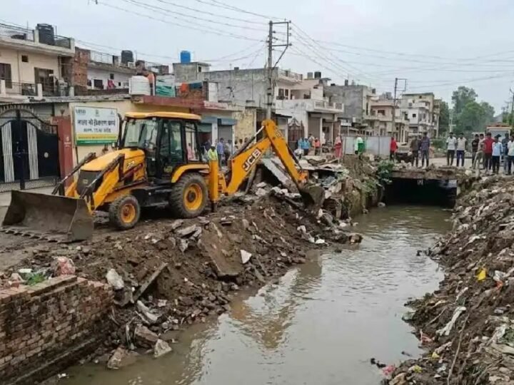 नाले के चौड़ीकरण से 200 घरों को मिली जलभराव से राहत